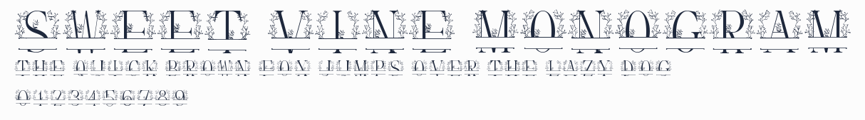 Sweet Vine Monogram預覽圖