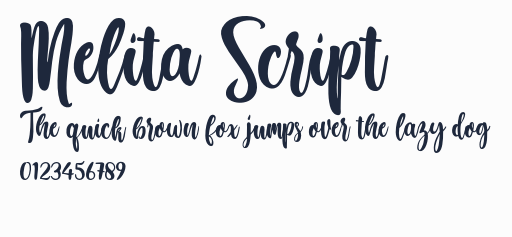 Melita Script預覽圖