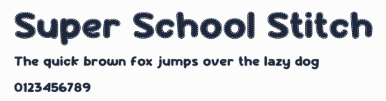 Super School Stitch