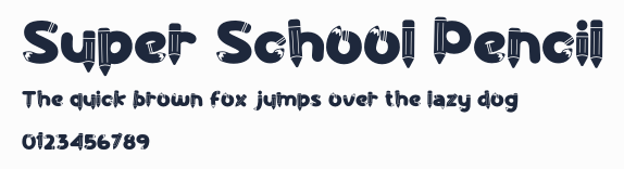 Super School Pencil