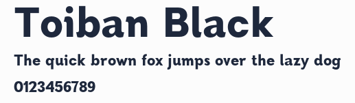 Toiban Black預覽圖