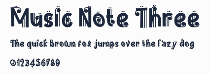 Music Note Three預覽圖