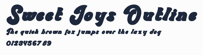 Sweet Joys Outline預覽圖