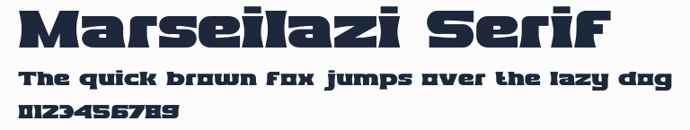 Marseilazi Serif預覽圖