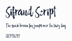 Sifrand Script預覽圖