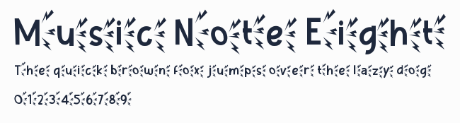 Music Note Eight預覽圖