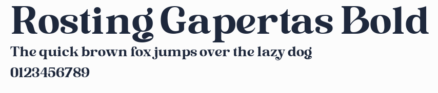 Rosting Gapertas Bold預覽圖