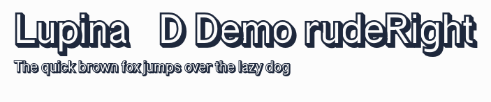 Lupina 3D Demo rudeRight預覽圖