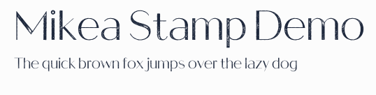 Mikea Stamp Demo預覽圖