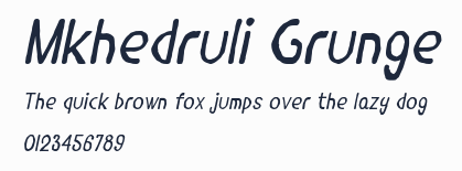 Mkhedruli Grunge預覽圖