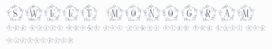Sweet Monogram預覽圖