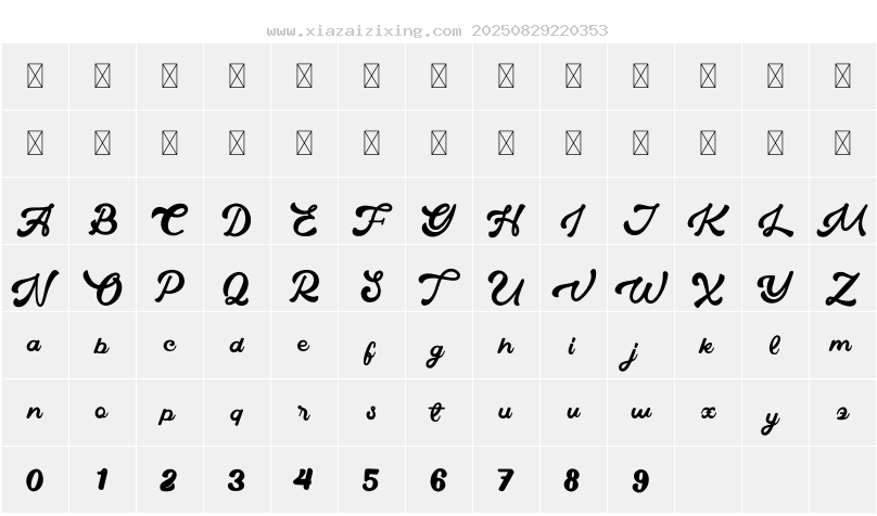 字符映射圖