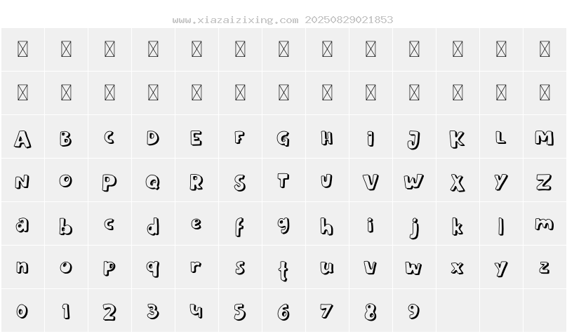 字符映射圖