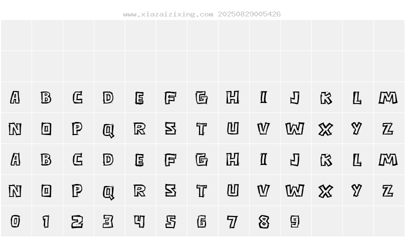 字符映射圖