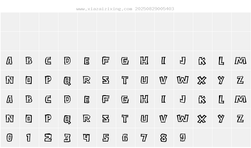 字符映射圖