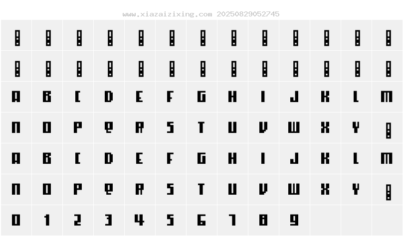 字符映射圖