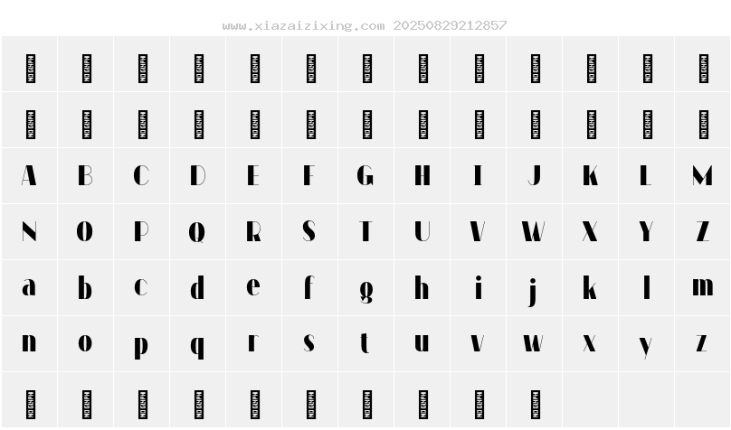 字符映射圖