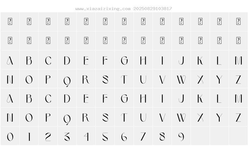 字符映射圖