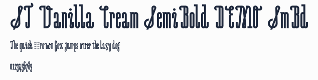 ST Vanilla Cream SemiBold DEMO SmBd預覽圖