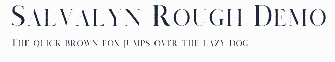 Salvalyn Rough Demo預覽圖