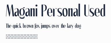 Magani Personal Used預覽圖