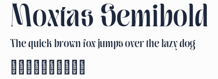 Moxtas Semibold預覽圖