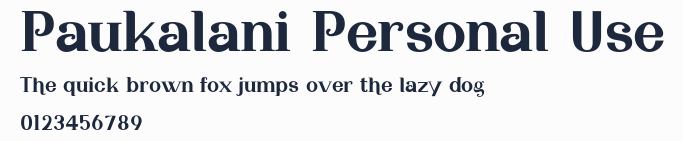 Paukalani Personal Use預覽圖