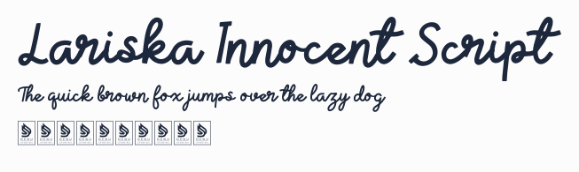 Lariska Innocent Script預覽圖