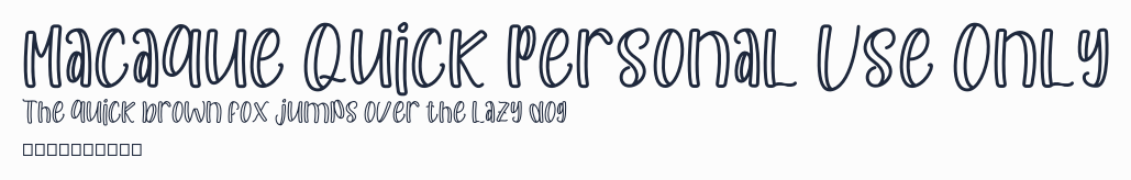 Macaque Quick Personal Use Only預覽圖