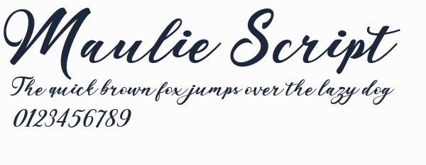 Maulie Script預覽圖
