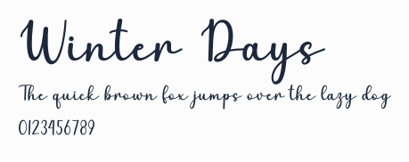 Winter Days預覽圖