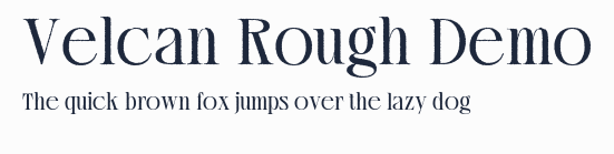 Velcan Rough Demo預覽圖