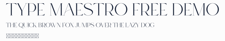 Type Maestro Free Demo預覽圖