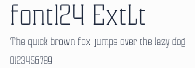 font124 ExtLt預覽圖