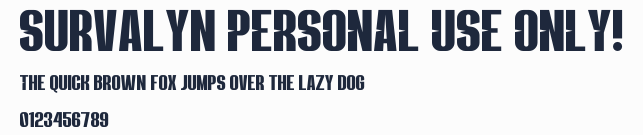Survalyn PERSONAL USE ONLY!預覽圖