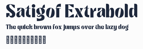 Satigof Extrabold預覽圖