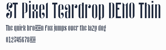 ST Pixel Teardrop DEMO Thin預覽圖