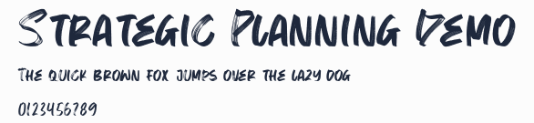 Strategic Planning Demo預覽圖
