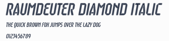Raumdeuter Diamond Italic預覽圖