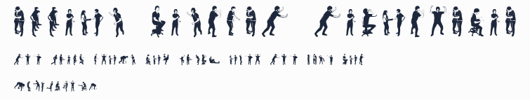 accion dingbat tipografia預覽圖