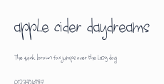 apple cider daydreams預覽圖
