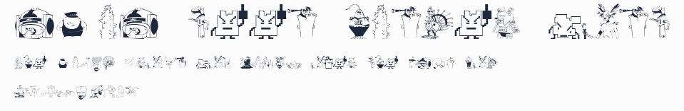 aqua teen hunger font預覽圖
