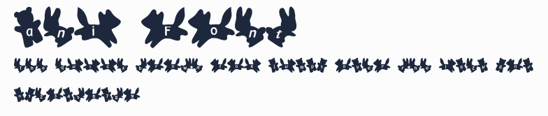 ani Font預覽圖