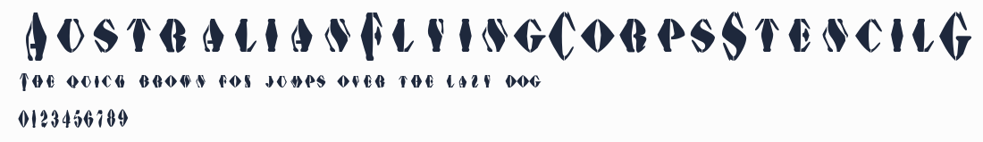 AustralianFlyingCorpsStencilG預覽圖