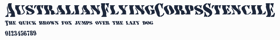 AustralianFlyingCorpsStencilE預覽圖