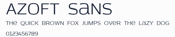 Azoft Sans預覽圖