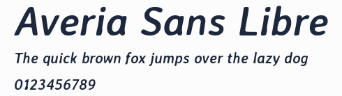 Averia Sans Libre預覽圖