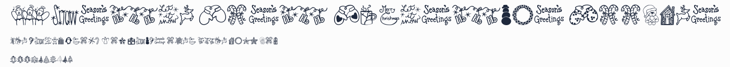 Austie Bost Christmas Doodles預覽圖