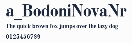 a_BodoniNovaNr預覽圖
