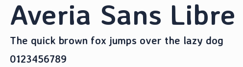 Averia Sans Libre預覽圖